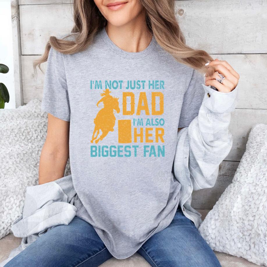 Barrel Rodeo Im not just her dad Classic T-Shirt
