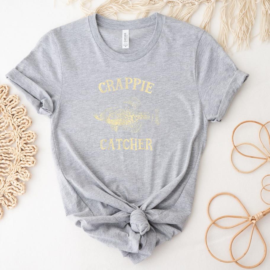Crappie Catcher Fisherman T-Shirt