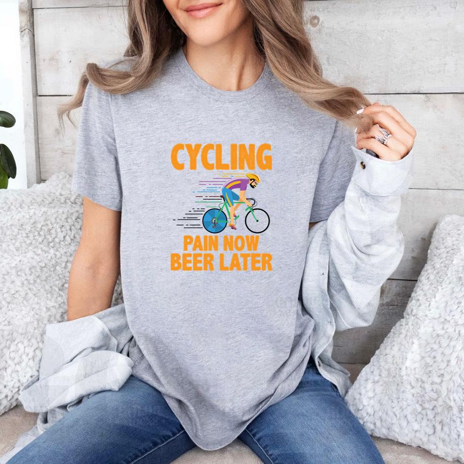 Cycling Pain Now Beer Later T-Shirt