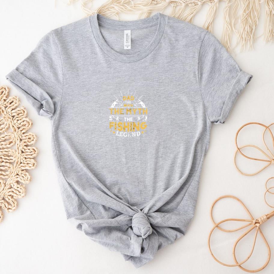 dad man myth fishing legend X T-Shirt