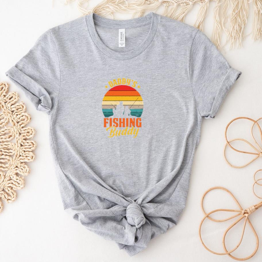daddys fishing buddy fisherman boat T-Shirt
