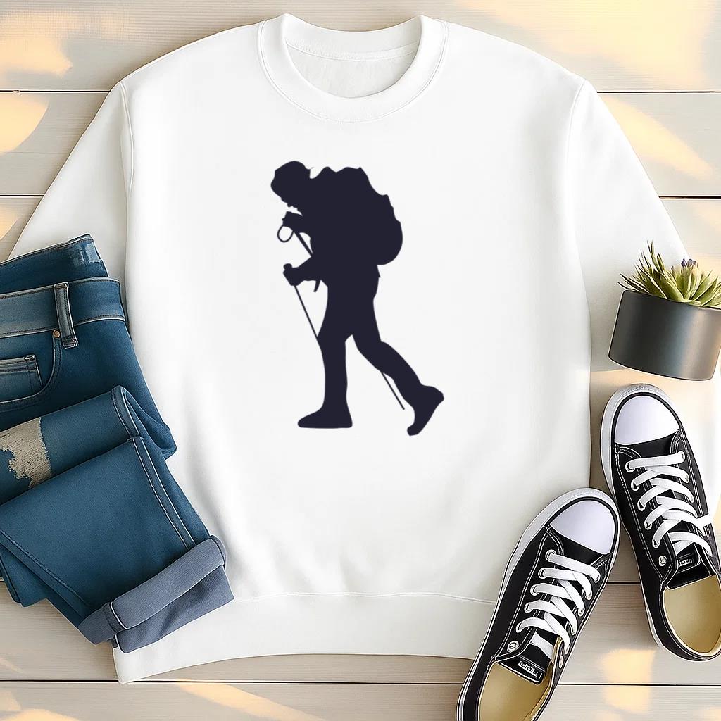 Hiking Adventure Silhouette Sweatshirt