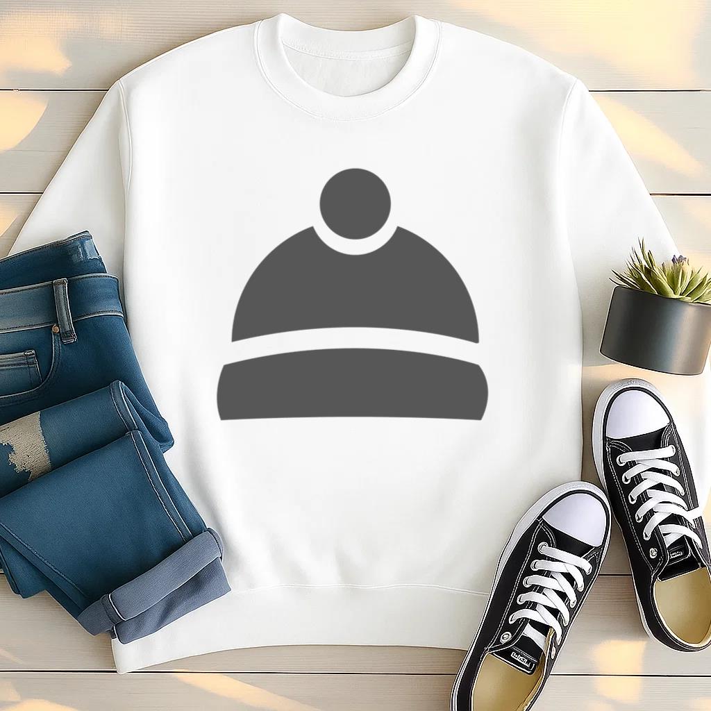 Hiking Hat Beanie Icon Sweatshirt