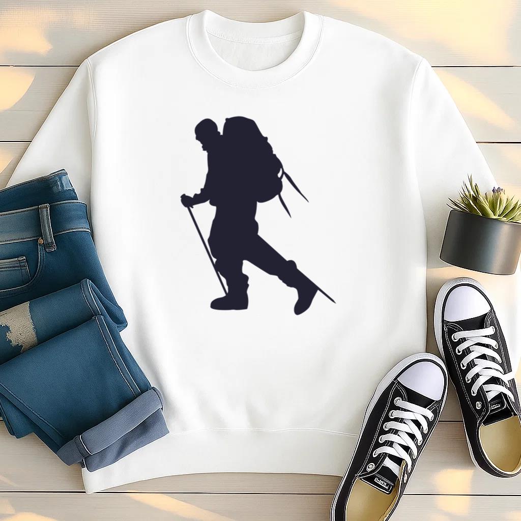 Hiking Mountain Silhouette Sweatshirt