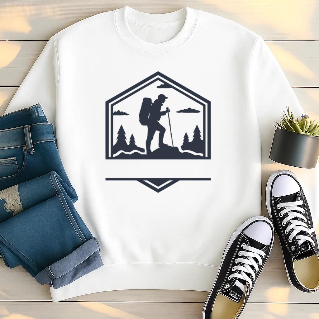 Hiking Split Monogram Sweatshirt