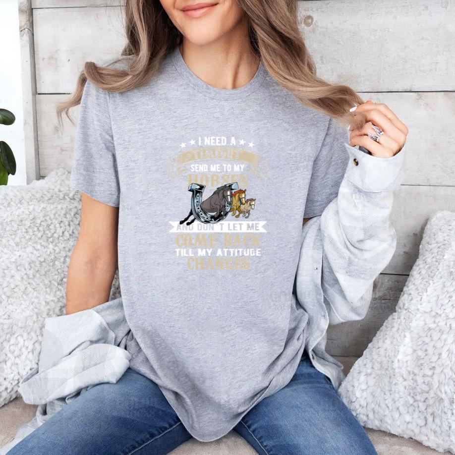 Horse  I Need A Timeout Send Me To My Horses Classic T-Shirt