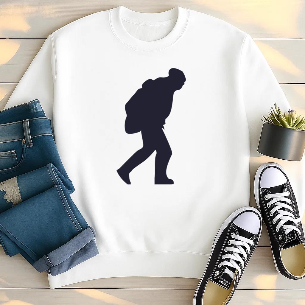 Mountain Climber Silhouette 2 Sweatshirt