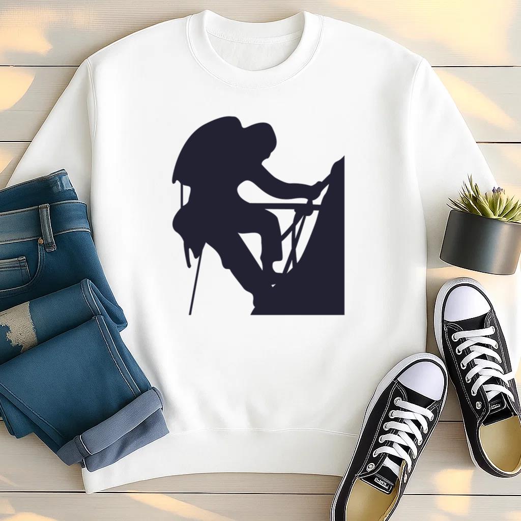 Mountain Climbing Silhouette 2 Sweatshirt