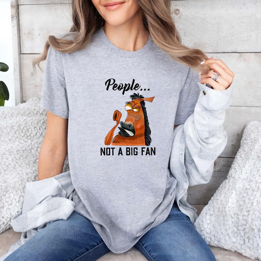 People not a big fan Horse Classic T-Shirt