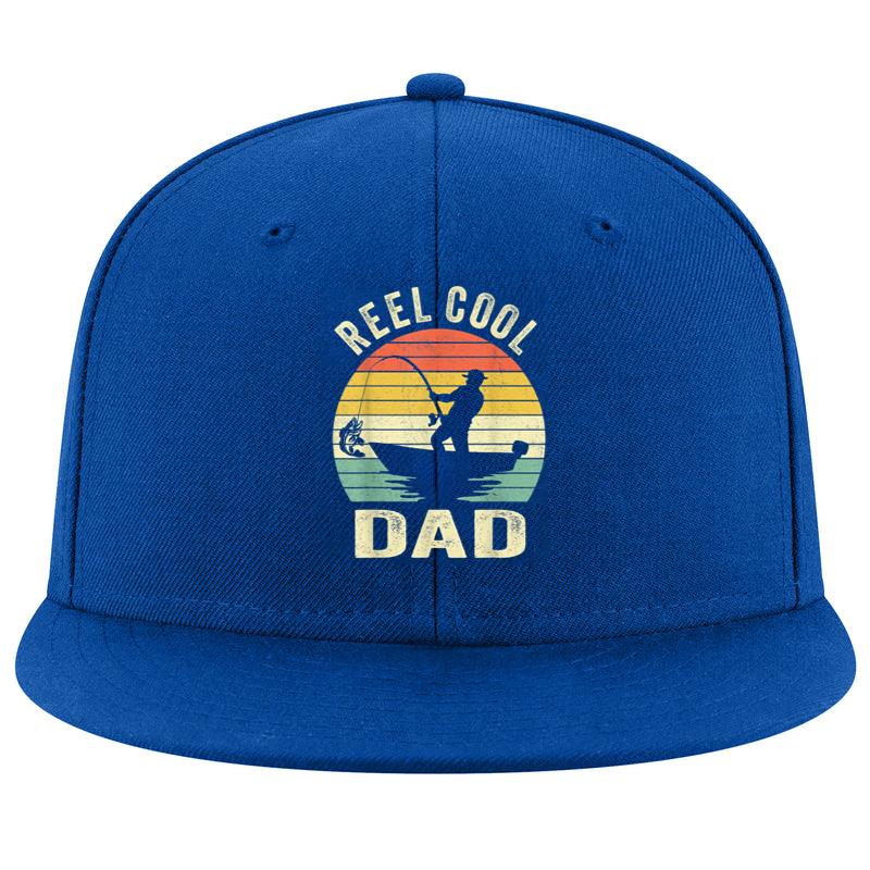 Reel Cool Dad Fishing Fathers Day Cap