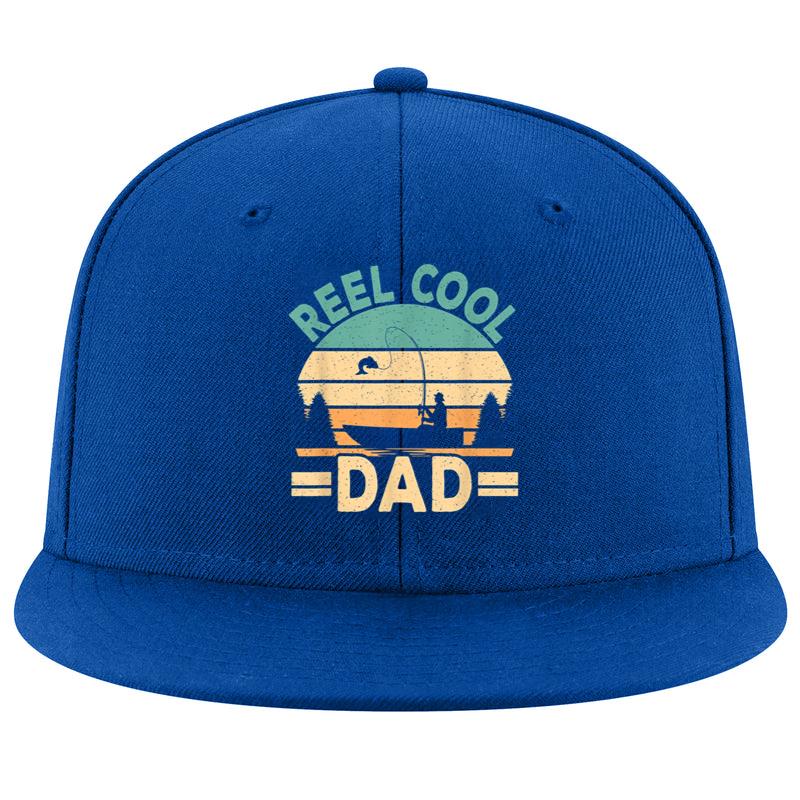 Reel Cool Dad Fishing Fisherman Retro Cap