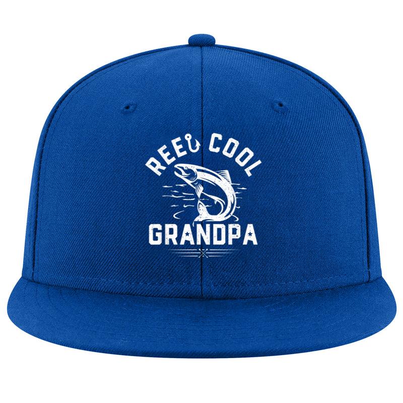 Reel Cool Grandpa Fishing Fathers Day Cap