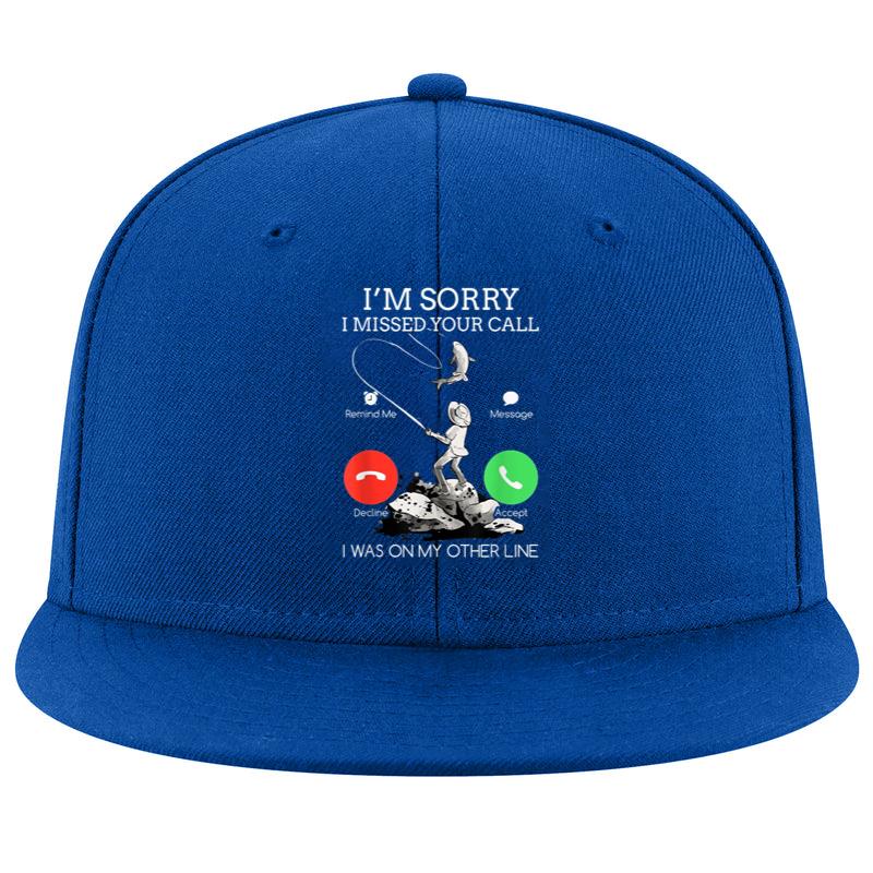 Sorry I Was On My Other Line Fishing Cap