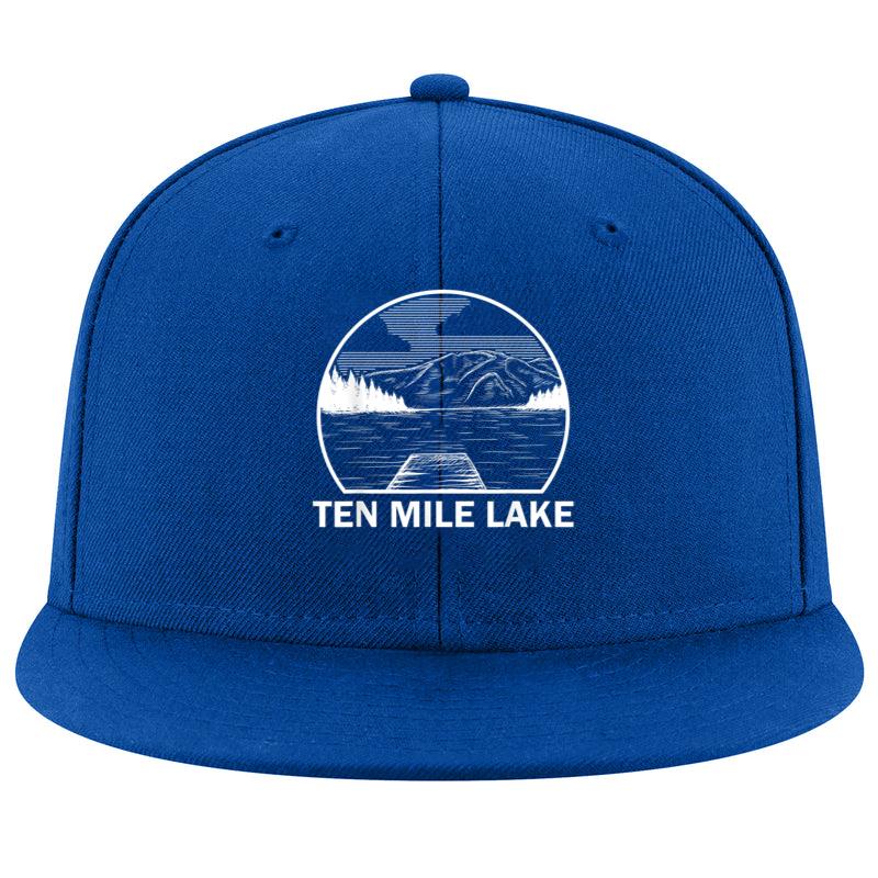 Ten Mile Lake Funny Fishing Camping Summer Cap