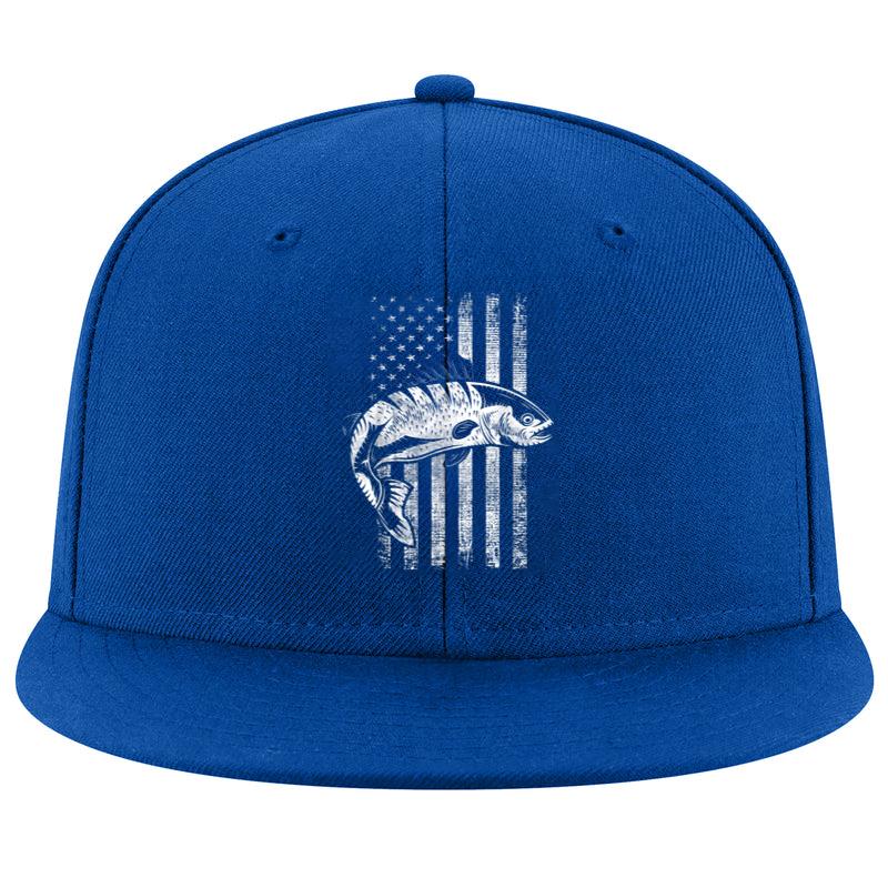 USA Flag Patriotic American Fisherman Cap