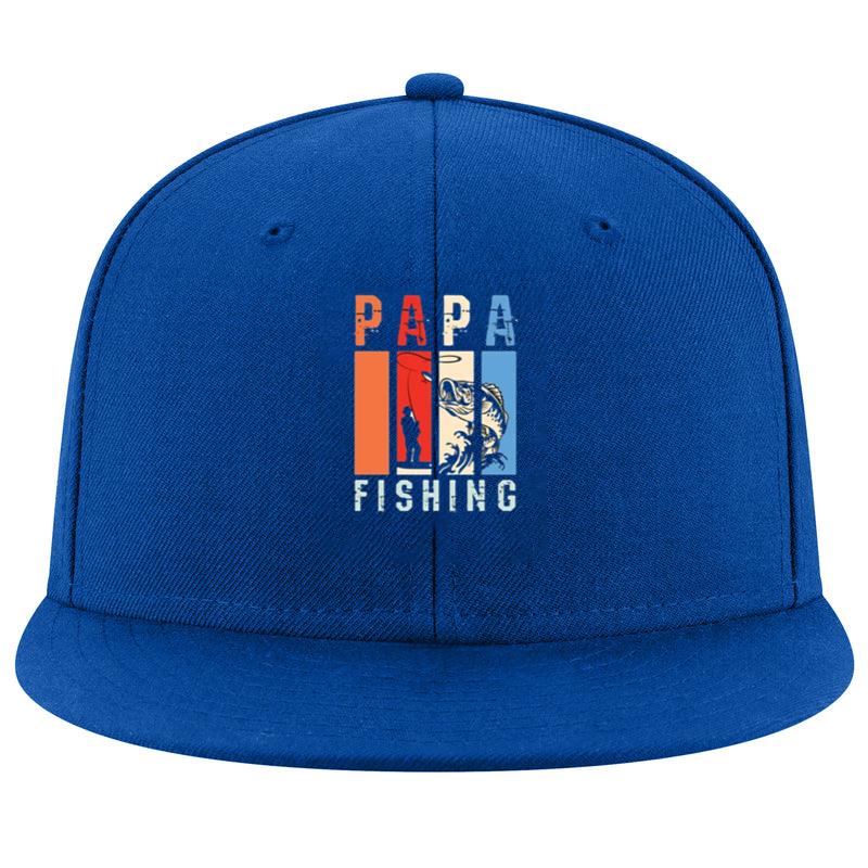 vintage papa fishing tshirt design Cap